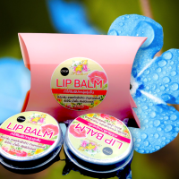 Natural Lip Balm with real Fruit - Phutthong Brand OTOP