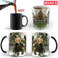 Coffee Mug Ceramic Color Changing Cup 11 fl. oz. - Putin On A Bear / Who Is Your Vladdy Series