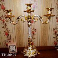 2023™☒ European Metal Candle Holders Candlestick Wedding Prop Holder Candelabra 3/5 Heads