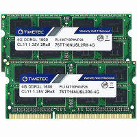 Timetec Hynix IC 8GB Kit (2x4GB) DDR3L 1600MHz PC3L-12800 Non ECC Unbuffered 1.35V CL11 2Rx8 Dual Rank 204 Pin SODIMM Laptop Notebook Computer Memory Ram Module Upgrade (Low Density 8GB Kit (2x4GB))