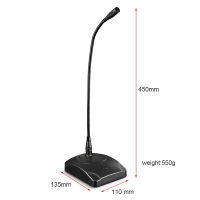 QR-501 Wired Conference Microphone, Office Meeting Gooseneck Recording Microphone Condenser Microphone