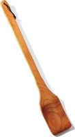 ECOSALL Large Wooden Spoon - Heavy Duty Cajun Stir Paddle for Cooking in Big Pots &amp; Wall Décor - 18-inch Big Spoon for Brewing, Grill, Mixing, Stirring - Solid Natural Hard Wood Long Spatula.