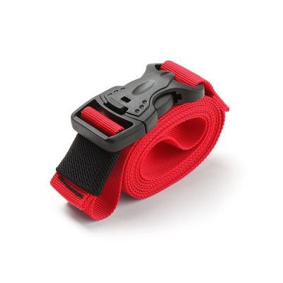 ；。‘【； Red Durable Nylon Cargo Strap Travel Tied Cargo Luggage Fastener Belt Strap With Cam Buckle Travel Kits Outdoor Camping Tool