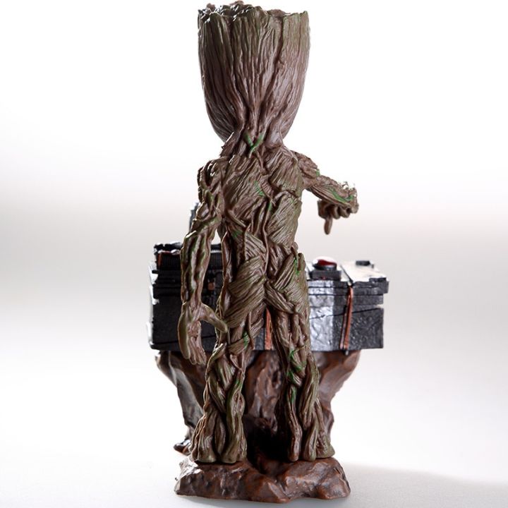 the-avengers-groot-ต้นไม้ขนาดเล็กผู้ชายอนิเมะภาพยนตร์ตัวละครหุ่นโมเดลข้อต่อที่เคลื่อนไหวได้โมเดลของขวัญวันหยุดสำหรับเด็กน่ารัก