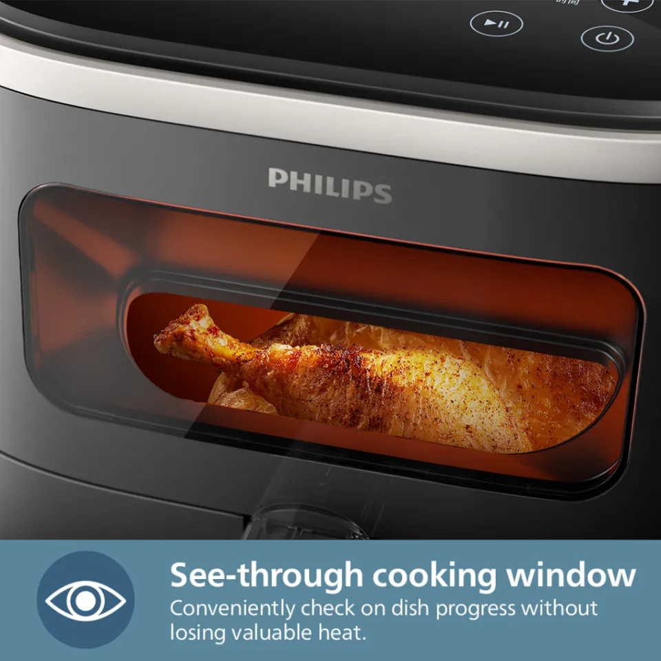 Air Fryer with see-through Window - Philips Air fryer HD9257 (5.6Ltr