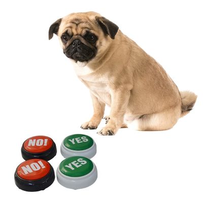 [pets baby] ปุ่มเสียง PetIQ Training Interactive GameDogs อุปกรณ์เสริมผลิตภัณฑ์เครื่องมือฝึกสัตว์เลี้ยง Dog Communication2PCS