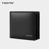 TOP☆Tigernu 100% Genuine Leather Men Wallet Designer Mens Purse Card Wallet For Men Small Money Bag High Quality Luxury Male Wallet