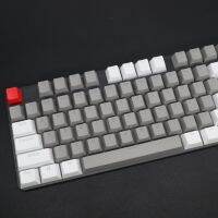 PBT ฝาคีย์บอร์ดแบบกลไก,สีที่ตรงกัน,Wang Zizi,Key Cap,104 Keys,87 Keys,61 Keys,อักขระสีปิดคู่,โปร่งใส