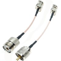 BNC Male to UHF PL259 Male SO239 Female plug Jumper Pigtail FPV RG316 Cable