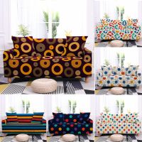 【jw】♝❀ Capa de sofá anti-incrustante para Decor Print estilo simples All Inclusive Toalha braço anti-suja Stretch Couch Covers