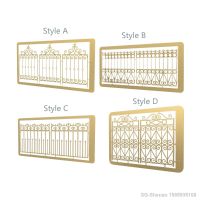 1:35 Scale Handmade 3D Puzzle Model Brass Door Scenery Sand Table Decor Architecture Building Accs Collectables Layout Dioramas