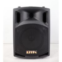 BIK SLC-8 ตู้ลำโพง 8  เล่นแผ่น CD ได้ พร้อมไมค์ลอย VHF 2 ไมโครโฟน / ราคาต่อ 1 ใบ (สินค้าใหม่ มีหน้าร้าน)