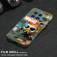 เคสเคสใส่โทรศัพท์ฟิล์มมันวาวสำหรับ Vivo X90 Pro X80 X70 T X60 S X50 V25 S15 S12 V20 S7 T Y75 T1 S1เคสแบบแข็งธอร์มาร์เวลเคส Spiderman อุปกรณ์ป้องกันเลนส์ฝาหลัง