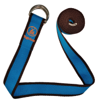 YogaAum เชือกเล่นโยคะ AumStrap - Blue/Black (200 cm.)