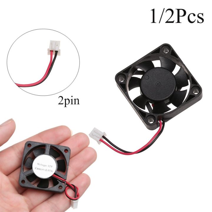 SATIS 1/2pcs Black color 40mm x 10mm CPU System Heatsink 7 Blade with 2 ...