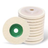 4 Inch 16 Holes 100mm Wool Polishing Wheel Buffing Pads Angle Grinder Wheel Felt Polishing Disc Polisher For Metal Marble Glass