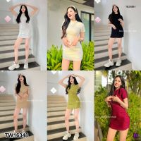 Minidress โชว์หลัง ยืดได้ มีซับใน MM16348