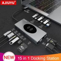 USB C HUB to 4K HDMI RJ45 SDTF Multi USB 3.0 Port Fast Charge Adapter Type-C 3.1 For ThinkPad T14s E15 E14 Dock Splitter