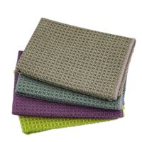 4Pcs Coffee Machine Cleaning Cloth Weave Dish Cloths Absorbent Cotton Kitchen Drying Dish Bar Counter Towels