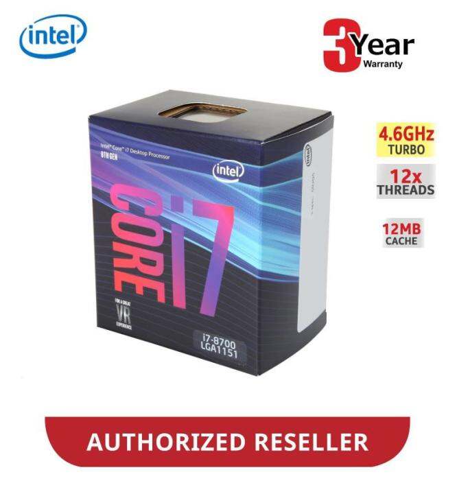 Intel® Core™ i7 8700 Processor | Lazada