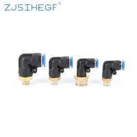 10pcs Pneumatic Fittings Quick Push In Connector 1/8 39; 39; 1/4 39; 39; 3/8 39; 39; Male Thread 4 6 8 10 12mm Air Tube PL6 02/8 02/6 01/8 1