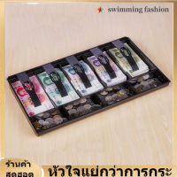 【Clearance】【ราคาถูกสุด】Cash Drawer ถอดได้FIVE Grids ลิ้นชักเงินสด Coin Tray Register ใส่ถาดเก็บของตรงที่พักแขนรถยนต์แคชเชียร์การจัดเก็บอย่