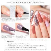 MEET ACROSS 8ml UV Gel Base Coat No Wipe Top Coat Polish Nail Art Soak Off Gel Polish Nail Varnish