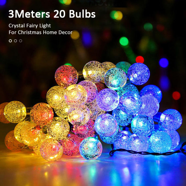 Battery Operated Globe Ball String Lights Christmas Tree Lights