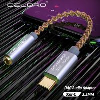 Celbro HIFI DAC Earphone Amplifier USB Type C To 3.5mm Headphone Jack Audio Adapter 32bit 384kHz Digital Decoder AUX Converter