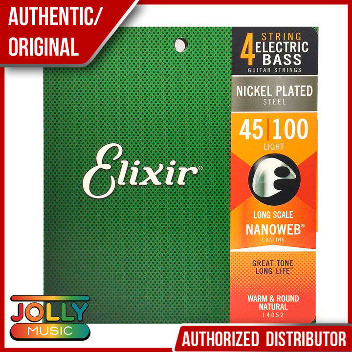 Elixir Electric Bass Nickel Plated Steel Bass Guitar Strings with