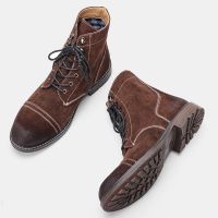 Leather Boots for men Comfortable Large SIze 39-48 Men Ankle boots #8102