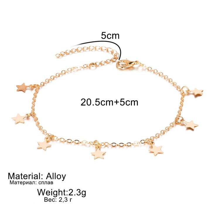 anklets-foot-chain-silver-star-foot-chain-beach-anklet-star-star-pendant-anklet-aliexpress