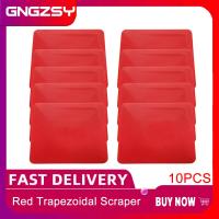 【2023】 Motorbike Decorations Corner 10Pcs Soft Teflon 4 "Squeegee Red Auto Vinyl Film Wrapping Scraper Car Window Film Tint Tool Flat &amp; Curved Sur 10A27