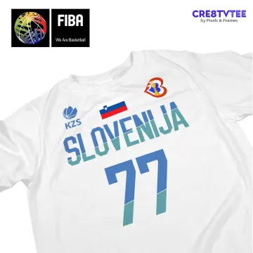 Luka Doncic Dallas T-Shirt Slovenia Euro Basket Dragic Double Side Custom  Aldult Teen Unisex Digital Printing Tee Shirt Cotton