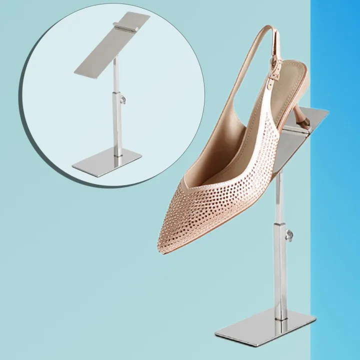 Aayang Shoe Rack Adjustable Height Shoe Display Stand Shoe Riser Shoe