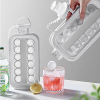 ☃ 2 In 1 Portable Silicone Ice Ball Maker Kettle Creative Ice Cube Mold Kitchen Bar Gadgets Ice Hockey Lattice Making tool Kettle