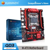 เมนบอร์ด QD3 Huanzhi รองรับ E5 XEON Intel ชุด LGA2011-3ทุกชุด DDR3 RECC หน่วยความจำ NON-ECC NVME USB3.0 SATA