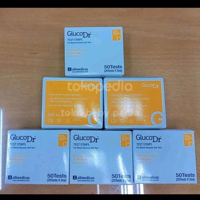 Strip GlucoDr / Gluco Dr Biosensor Code 8 Lazada Indonesia