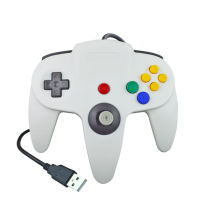 Vogek USB Wired Gamepad for Nintendo 64 Host N64 Controller Gamepad Joystick for Classic 64 Console Games for Mac Computer PC