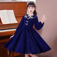 ZZOOI Princess Girls Dress Autumn Baby Kid Ball Gown Long Sleeves Dresses Wedding Birthday Party Dress Vestidos Teen Children Clothing