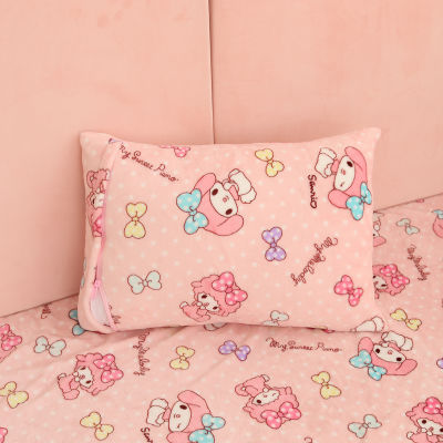 （HOT)My Melody Plush Blanket Lovely Anime Flannel Pillowcase Kawaii Room Ddecor Nap Air Conditioner Quilt Loveyl Gift For Girl