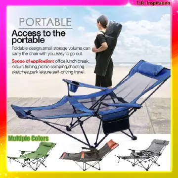 FOCANO Camping Chair Foldable Chair Foldable Chair With Back Rest