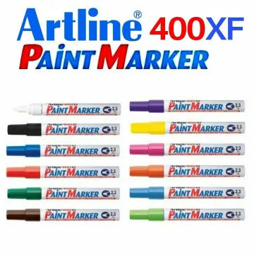 Artline White Permanent Marker 2.3mm 