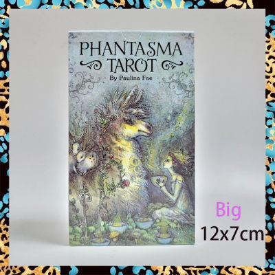 Phantasma  “ดินแดนเนรมิตแห่งภาพลวงตา” ไพ่ทาโรต์ | พร้อมหนังสือคู่มือกระดาษ | ขนาดใหญ่มาตรฐาน12x7ซม. | 78แผ่นไพ่ทาโรต์  | การ์ดทำนาย | คู่มือภาษาอังกฤษ | Tarot Card | ไพ่ยิปซี ไพ่ออราเคิล ไพ่ทาโรต์ ไพ่ยิบซี