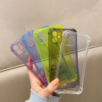 Lens Protection Shockproof Phone Case For iPhone 14 13 12 11 Pro XS Max Mini X XR 7 8 6 Plus SE Clear Silicone Case Back Cover