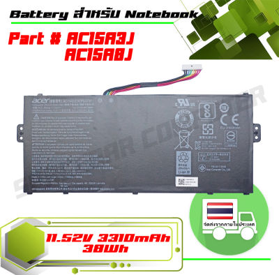 ACER battery เกรด Original สำหรับรุ่นAcer Chromebook 11 C735 CB3-131 CB3-111 CB3-531 , C738T R11 C738T , R11 CB5-132T CB5-311 CB5-571 , Part # AC15A3J AC15A8J