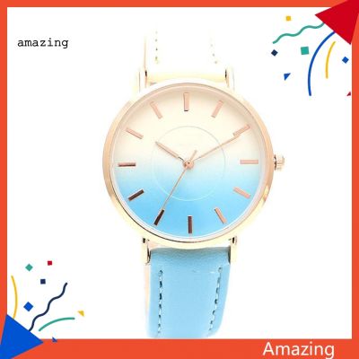 [AM] นาฬิกาข้อมือควอตซ์ หน้าปัดกลม บล็อกสี ของขวัญวันเกิด สําหรับนักเรียนชาย และหญิง 5211042▣
