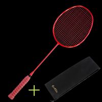 1pcs Ultralight Badminton Racket Carbon Badminton Racquet Carbon Fiber Grips Offensive Defensive Training Racket With Bag