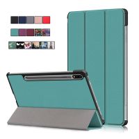 （Hoshi electron）เคส ForTabPlus4นิ้ว Trifold ProtectiveLeather Tablet Funda ForTabS8 PlusFe Case Coque