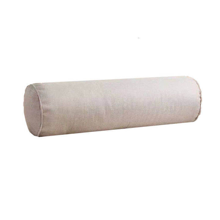 cotton-and-linen-neck-protection-cylindrical-pillow-yoga-pillow-beauty-bed-pillow-sofa-pillow-round-car-long-waist-support-removable-and-washable